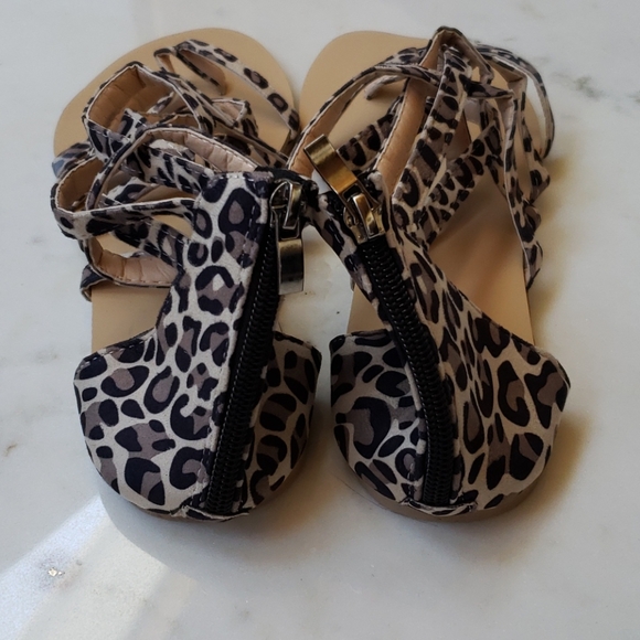 NWT Fairyseason leopard strappy sandal 39 - Picture 3 of 11